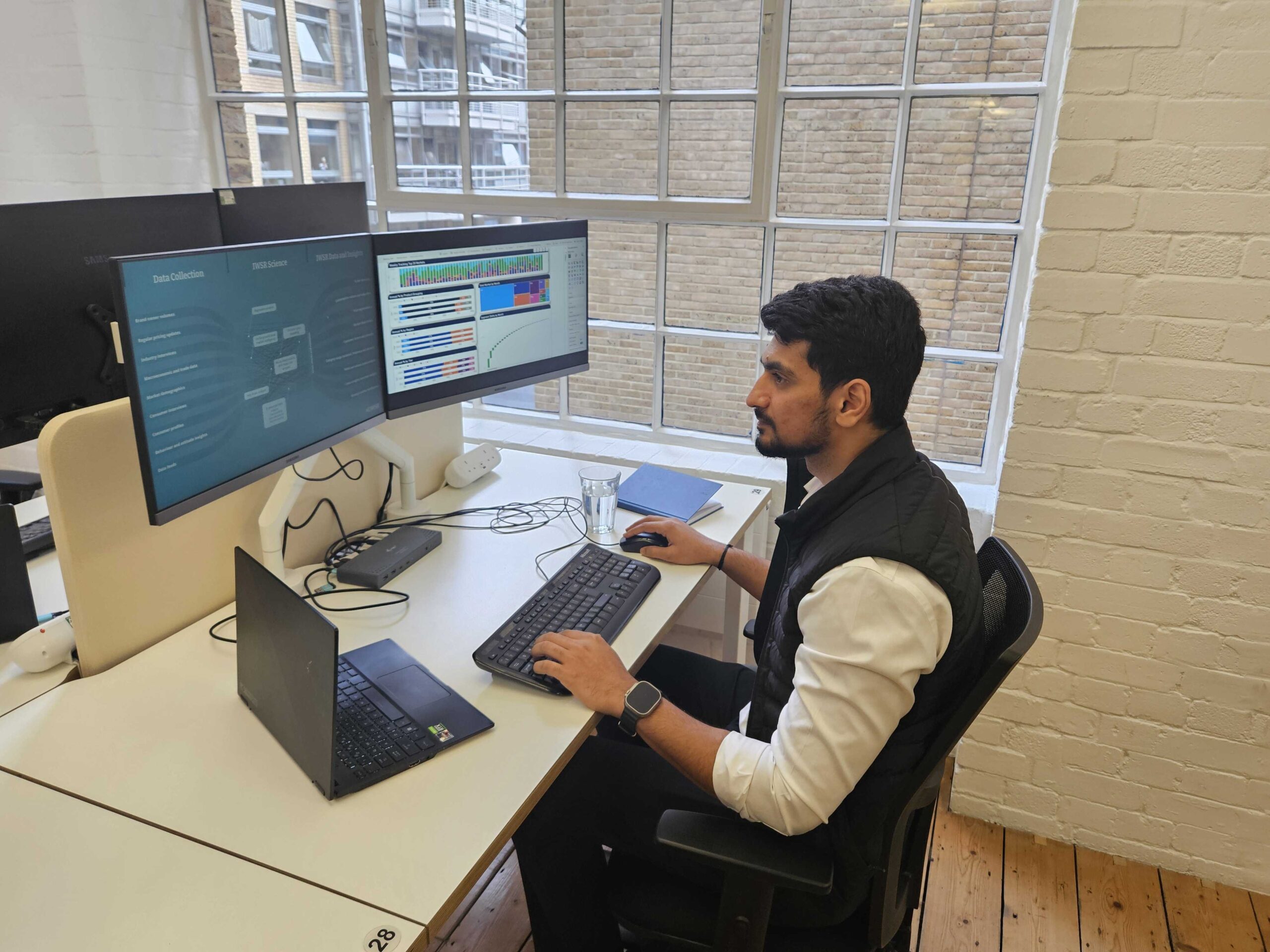 IWSR intern at work