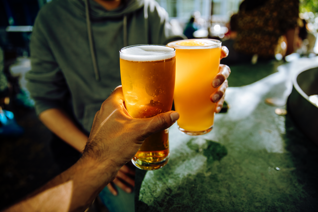 Beer glasses